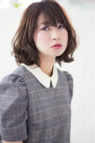 ミディアム カラー ヘアアレンジ 【滝川市 美容師】 髙橋昌也のヘアスタイル