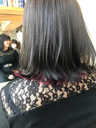 カラー 両国駅徒歩1分⭐️ アイロン仕上げのヘアスタイル