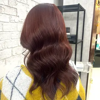 セミロング 艶髪ブリーチカラー 💗manaka💗のヘアスタイル