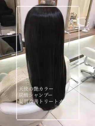 ロング カラー 縮毛矯正/髪質改善/ 艶髪ササキナツミのヘアスタイル