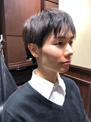 ミディアム メンズ 横浜 カット全般 大槻のヘアスタイル