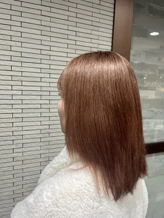 カラー 縮毛矯正/韓国風ヘア /ツバキのヘアスタイル