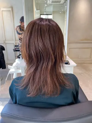 ミディアム 仲尾 翔也のヘアスタイル