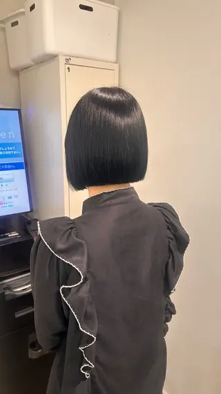 ミディアム ボブ/暖色カラー 🎧 kei 🎀のヘアスタイル