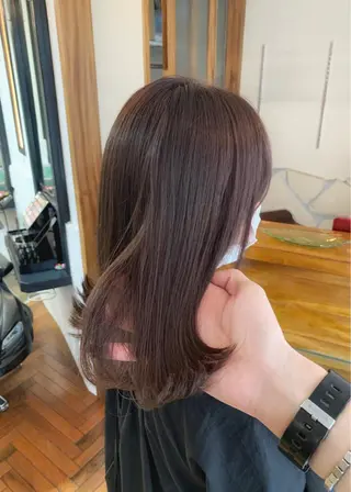 ミディアム カラー 矢野 晃平のヘアスタイル