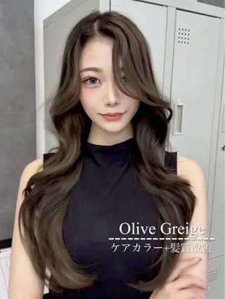 ロング カラー ヘアアレンジ メンズ ダブルカラー特化💍 tiam💍韓国ヘアのヘアスタイル