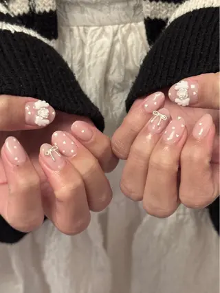 ネイル 🧺mu ; u |ご予約はリクエストのネイルデザイン