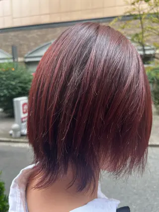 ショート カラー SHIINA 香椎宮前店のヘアスタイル