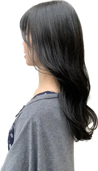 ロング カラー ヘアアレンジ ミドウチ アヤカのヘアスタイル