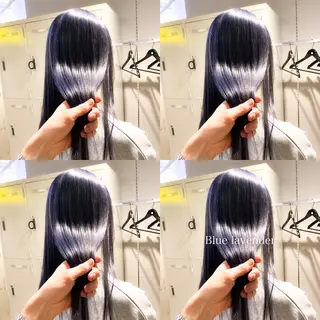 ロング カラー ハイトーン×レイヤー カットTAKUMIのヘアスタイル