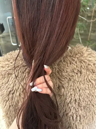 セミロング カラー NAVY/ Miharuのヘアスタイル
