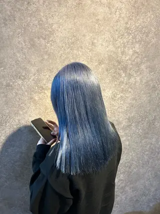 セミロング カラー レディース特化/ 前橋/よしかわあんみのヘアスタイル