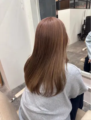 ロング カラー MION✂️ 似合わせカットのヘアスタイル