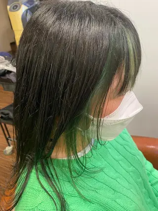 ロング カラー liL  hair サトウリョウタのヘアスタイル