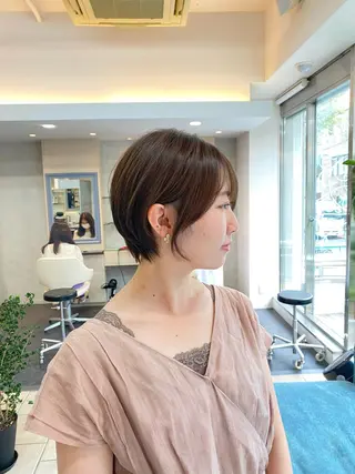 ショート ショート/レイヤー カット/服部タカノリのヘアスタイル