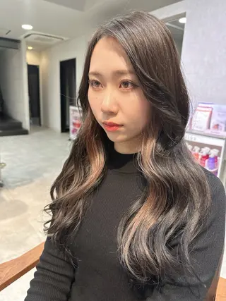 ロング カラー メンズ特化美容師/ パーマ/波巻き/陸翔のヘアスタイル