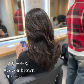 ロング カラー ヘアアレンジ レイヤー×透明感カラ ーHAYATOのヘアスタイル