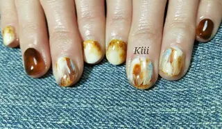 ネイル kiii.__ ✴︎*のネイルデザイン