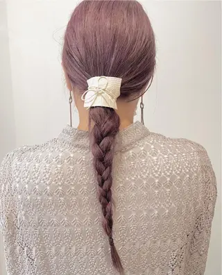 ロング カラー RAIMA ケアハイトーンのヘアスタイル