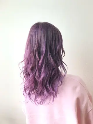 セミロング カラー ライブトレア YOSHIKIのヘアスタイル