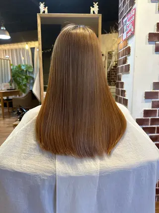 ロング カラー 奥村 愛彩のヘアスタイル