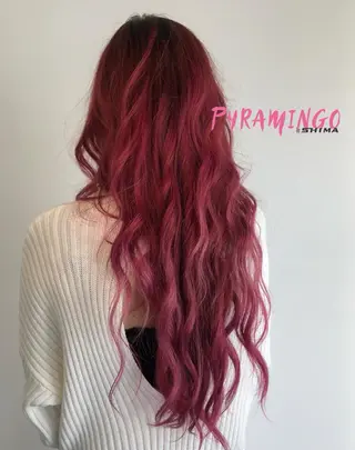 ロング カラー サロンド榮所属・藤田 菜摘のヘアスタイル