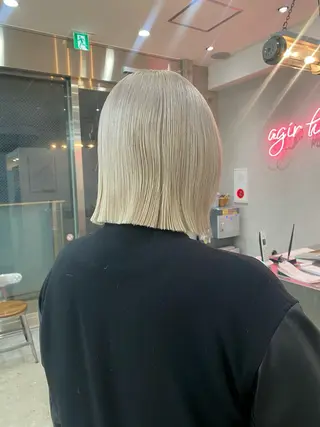 ミディアム カラー 小顔カット/艶 カラー特化♡MIHOのヘアスタイル