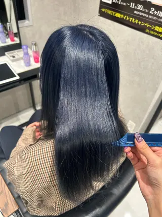 カラー 透明感カラー💙 束感マツエク🪼海月のマツエク・マツパデザイン
