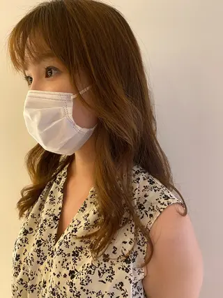 ロング パーマ 韓国hair ·͜· watanabeのヘアスタイル