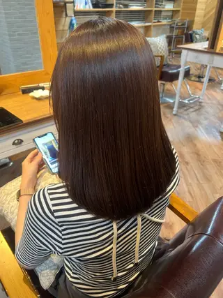 セミロング カラー Topstylist YUKIのヘアスタイル