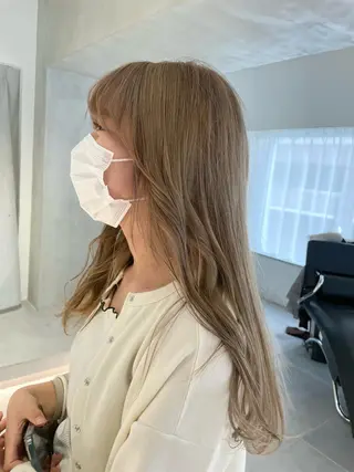 ロング カラー 🪞透け感&韓国ヘア 🪞honokaのヘアスタイル
