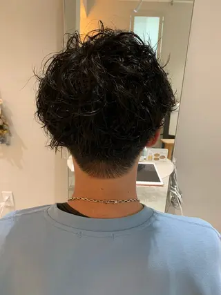 ショート パーマ メンズ 🌸花屋併設🌸寺島 秀美のヘアスタイル