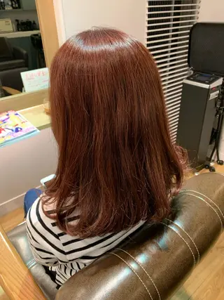 ロング カラー ツキダテ ユイのヘアスタイル