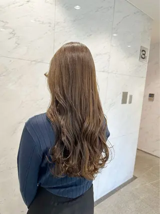 ロング カラー 古田 昂也のヘアスタイル