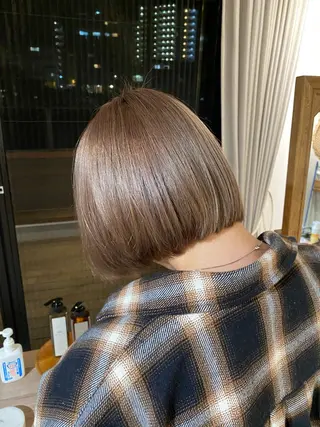カラー mai🤍透明感/ 縮毛矯正/藤沢のヘアスタイル