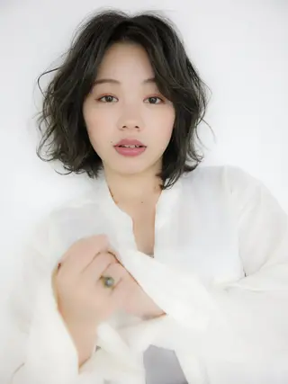ショート カラー パーマ レイヤーカット✂️ 横浜No1♡下鳥翔子のヘアスタイル