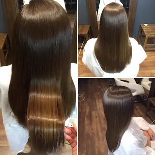 ロング 縮毛矯正専門店 FUNNYのヘアスタイル