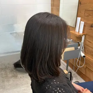 ミディアム Riri/韓国風/顔 周り/レイヤーカットのヘアスタイル