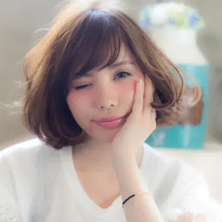 ショート カラー 髪質改善、縮毛矯正 店長浅野太郎のヘアスタイル