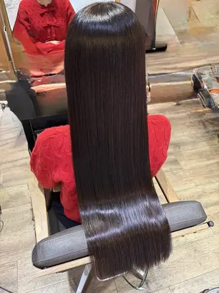 ロング 新宿三丁目 田中美由紀のヘアスタイル