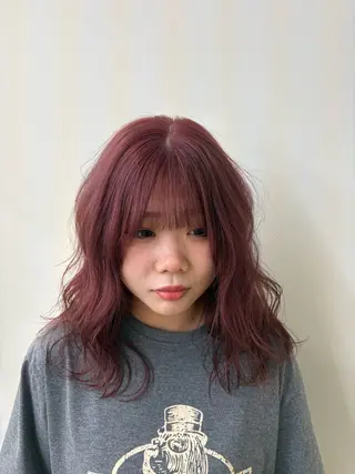 カラー 上野 桜果のヘアスタイル