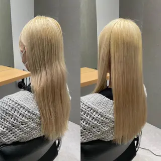 セミロング 髪質改善ヘアケア 艶髪特化/上田のヘアスタイル