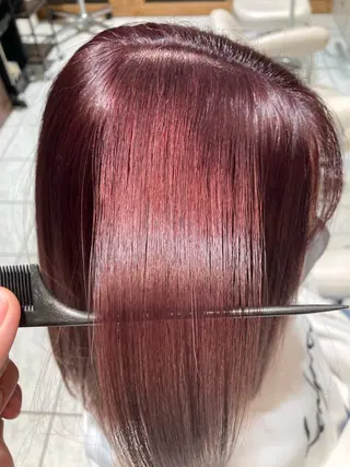 ミディアム カラー 畔上 尚也のヘアスタイル