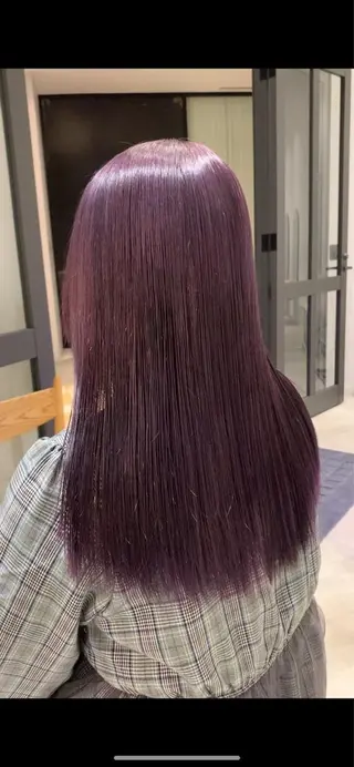 ロング カラー れい🫧 ハイトーン特化のヘアスタイル