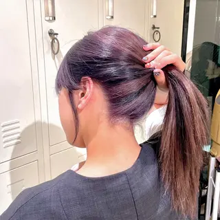 ロング カラー ショート/ボブ/ 透明感カラー/ほのかのヘアスタイル