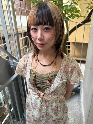 ミディアム yuuna/ ハッシュカット🎀のヘアスタイル