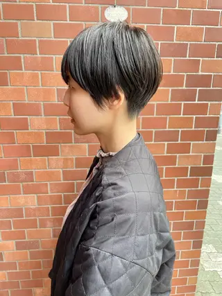 ショート 丹羽大喜 縮毛矯正/美髪矯正のヘアスタイル
