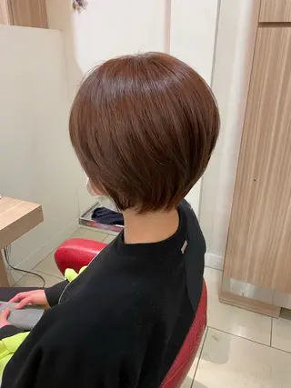 ショート カラー フェザー/波巻き 雫石大夢のヘアスタイル
