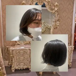 ショート カラー ヘアアレンジ 🎀トップスタイリ スト湯川響🎀のヘアスタイル