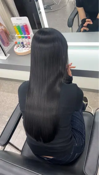 ロング カラー 髪質改善ストレート Kantaのヘアスタイル